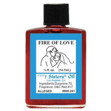 七姊妹愛之火靈性魔法油 - 0.5盎司
