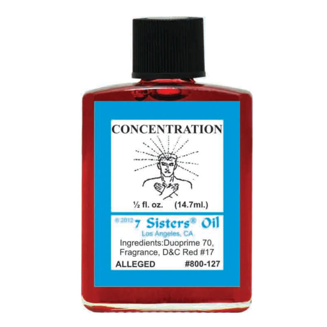 七姐妹專注靈性魔法油 - 0.5盎司