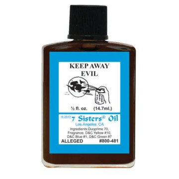 七姊妹KEEP AWAY EVIL(遠離邪惡)靈性魔法油 - 0.5盎司