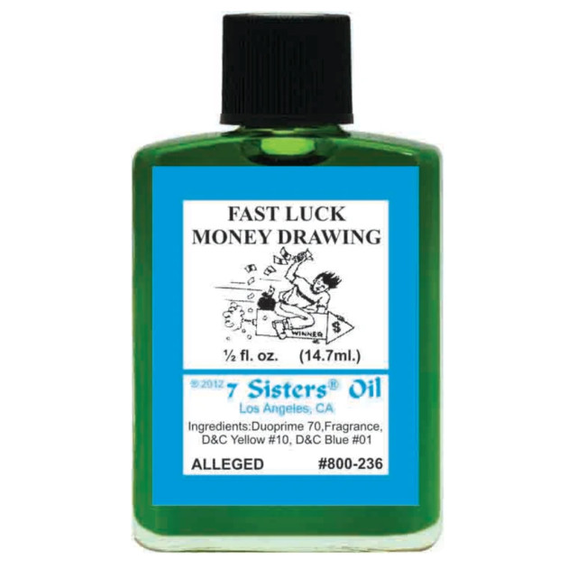 七姊妹FAST LUCK/MONEY(快速招財/拉錢/好運)靈性魔法油 - 0.5盎司