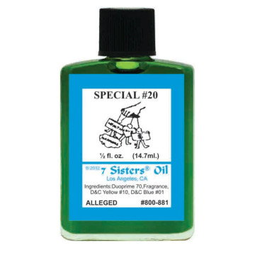 七姐妹SPECIAL #20(特別#20)靈性魔法油 - 0.5盎司