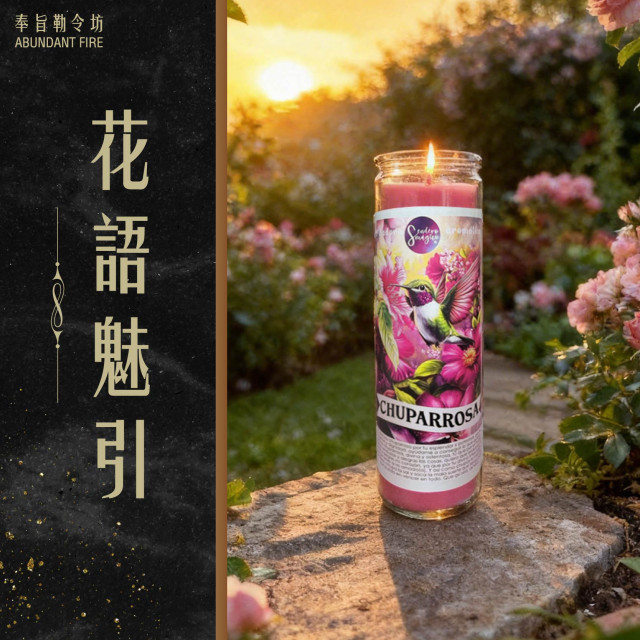 【花語魅引】香氛魔法蠟燭<< 愛意流動｜魅力綻放｜吸引降臨>>