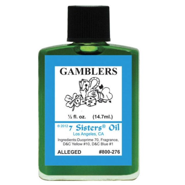 七姊妹GAMBLERS賭徒靈性魔法油 - 0.5盎司