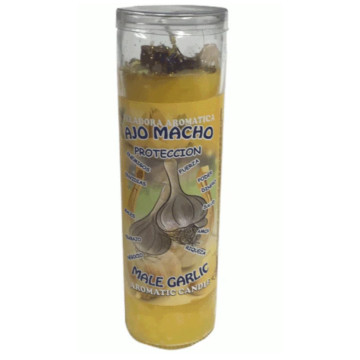 奉旨勒令坊.開運蠟燭-大蒜AJO MACHO GARLIC｜大蒜防護香氛魔法蠟燭