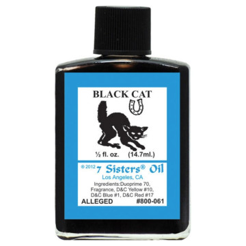 七姊妹黑貓靈性魔法油 - 0.5盎司