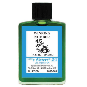 七姐妹中獎號碼靈性魔法油 - 0.5盎司