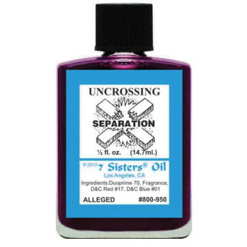 七姊妹解除詛咒/分離靈性魔法油- 0.5盎司