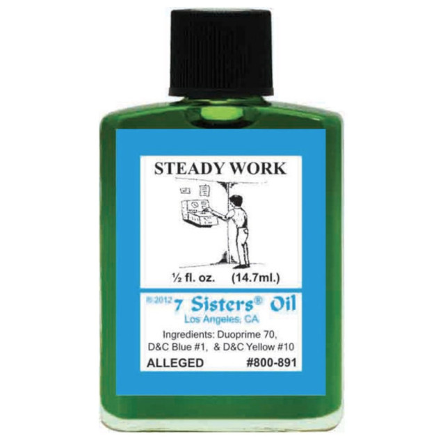 七姐妹穩定工作靈性魔法油- 0.5盎司